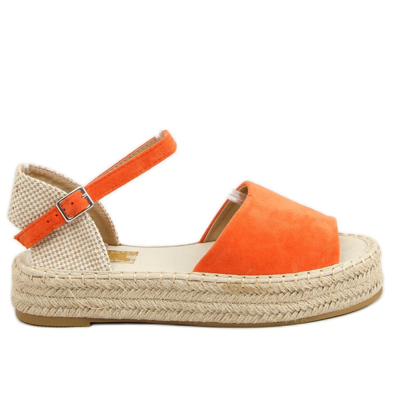 Espadrile portocalii deschise A663-ESP-1 Orange bej portocale