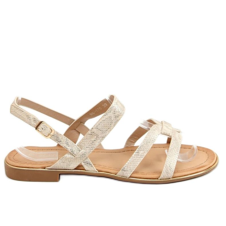 Sandale de aur pentru femei H8-176 Aur