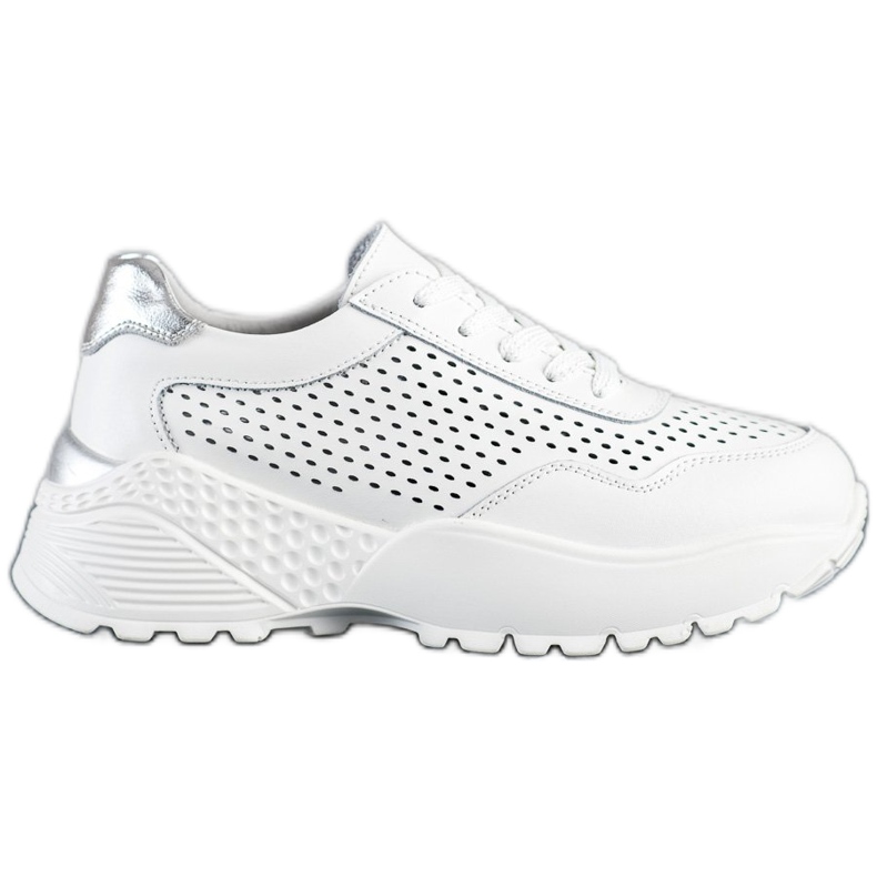 Goodin Adidași din piele la modă alb