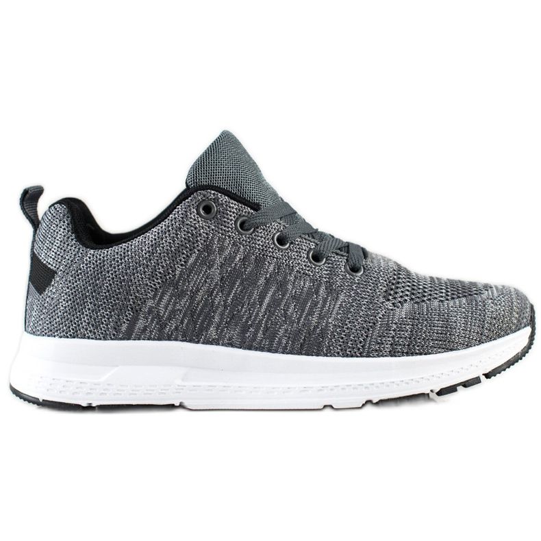 SHELOVET Adidași ușori cu dantelă gri