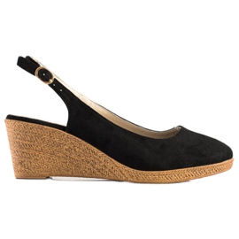 Goodin Pompe confortabile cu pană negru Goodin Pompe confortabile cu pană negru