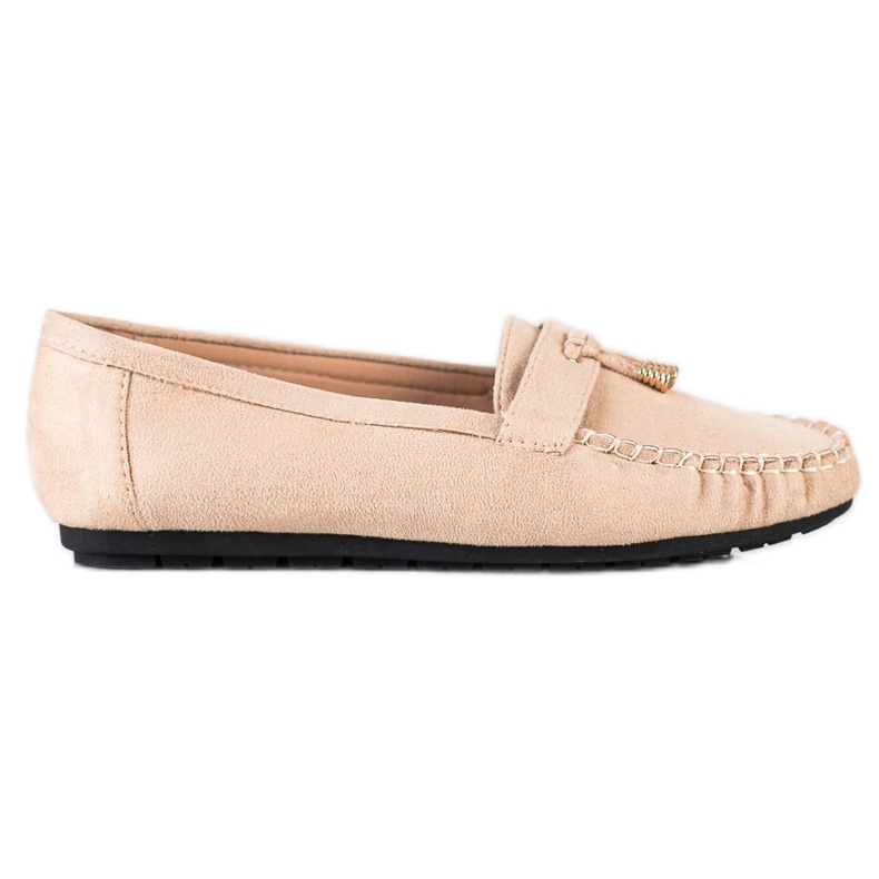 SHELOVET Mocasini casual bej