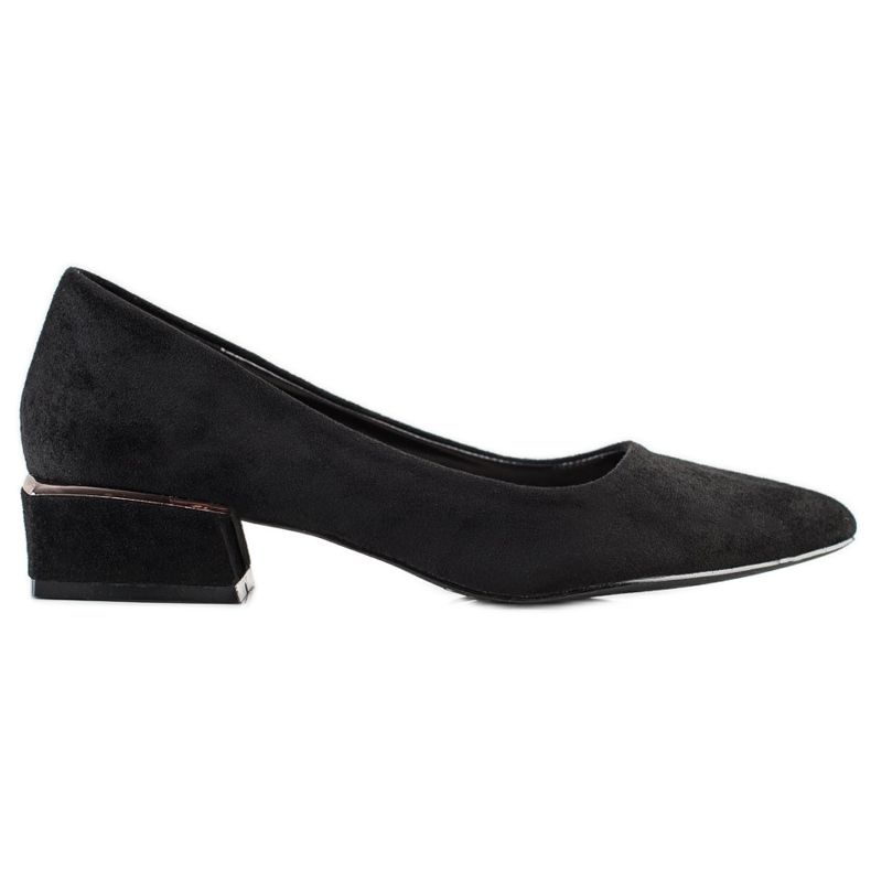 Goodin Pompe negre pe toc plat negru