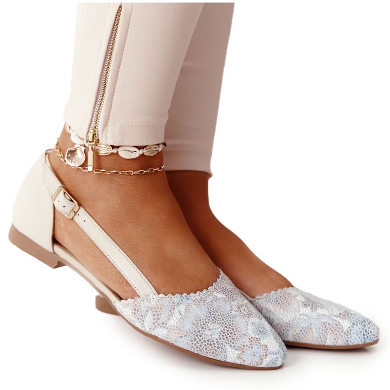 Piele Maciejka 4972A-04 Balerini bej