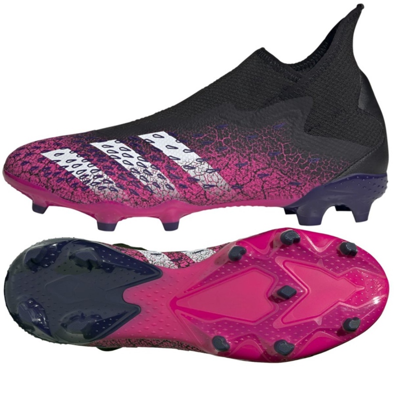 Ghete de fotbal Adidas Predator Freak.3 Ll Fg M FW7512 multicolor negru Ghete de fotbal Adidas Predator Freak.3 Ll Fg M FW7512 multicolor negru