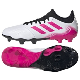 Ghete de fotbal Adidas Copa Sense.3 Fg M FW7934 bleumarin, alb, roz alb