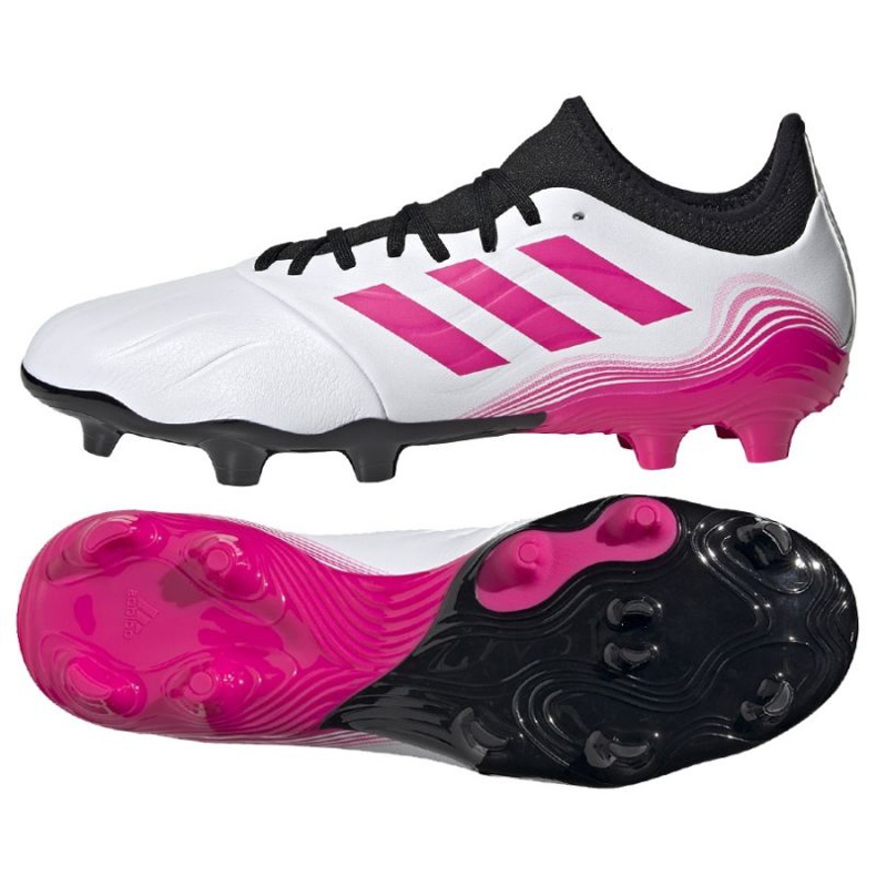Ghete de fotbal Adidas Copa Sense.3 Fg M FW7934 albastru marin, alb, roz alb