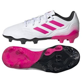 Ghete de fotbal Adidas Copa Sense.3 Fg Jr FX1986 bleumarin, alb, roz alb