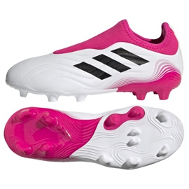 Ghete de fotbal Adidas Copa Sense.3 Fg Ll Jr FX1983 bleumarin, alb, roz alb