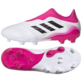 Ghete de fotbal Adidas Copa Sense.3 Ll Fg M FW7268 albastru marin, alb, roz alb