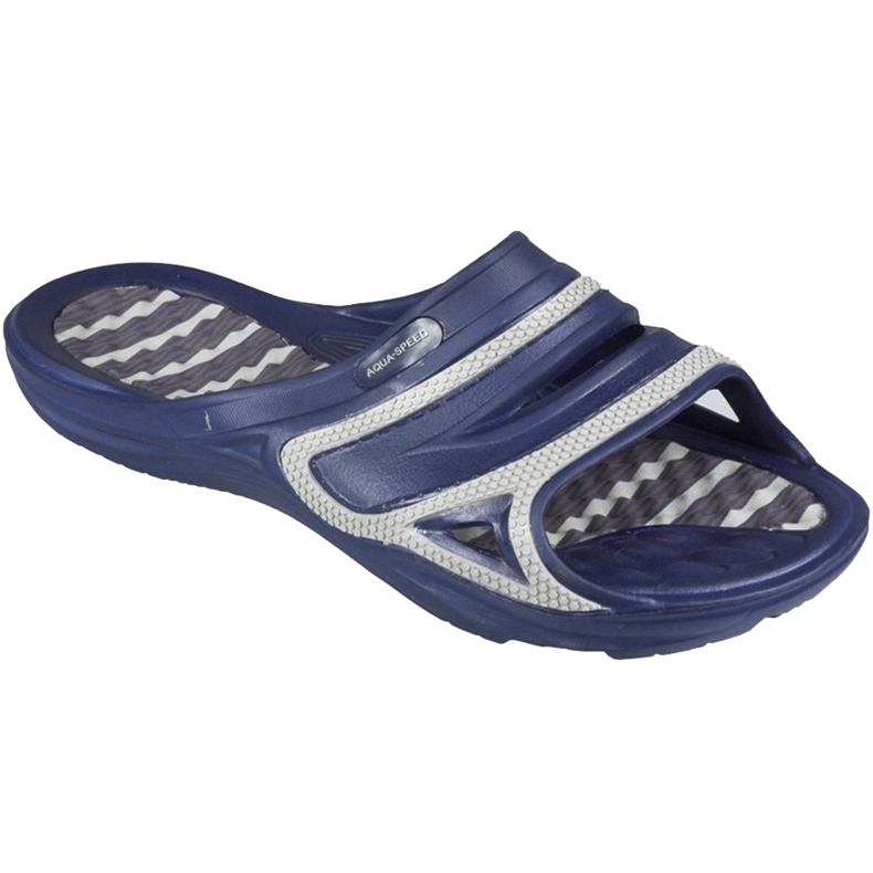Papuci bărbați Aqua-Speed ​​Tahiti bleumarin col.10 albastru marin