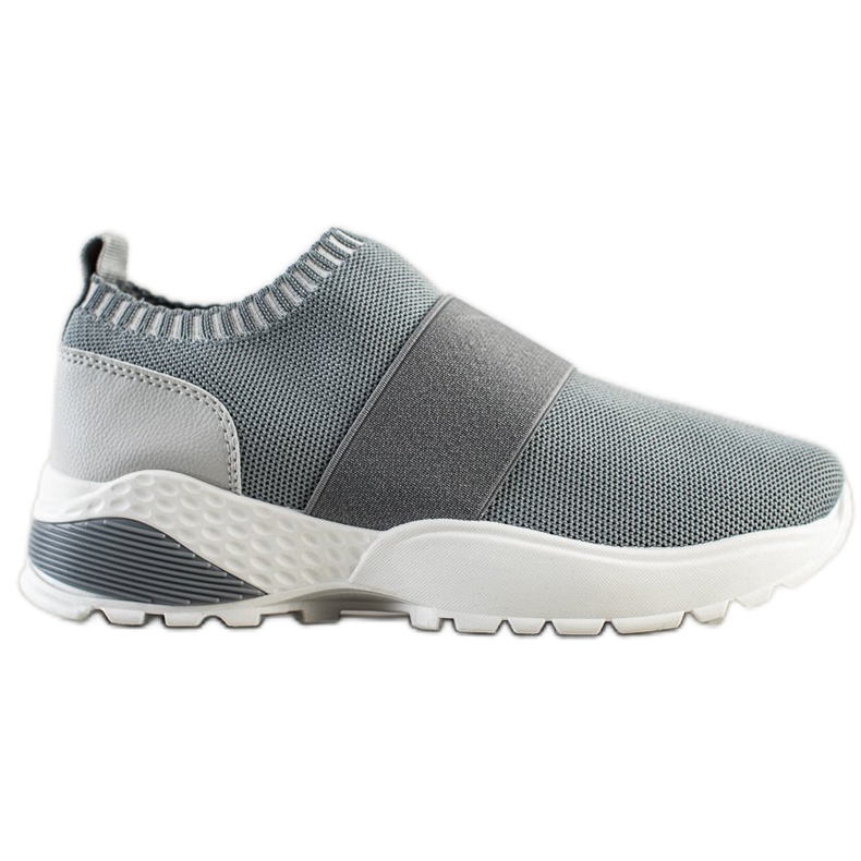 SHELOVET Pantofi sport alunecați cu bandă elastică gri SHELOVET Pantofi sport alunecați cu bandă elastică gri
