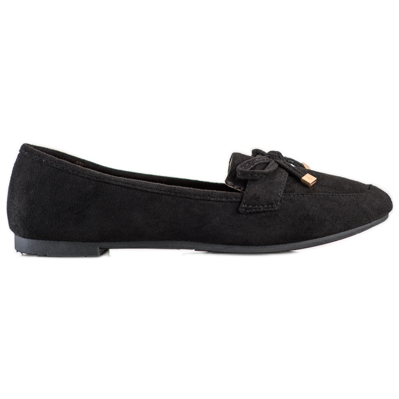 Anesia Paris Mocasini cu arc negru