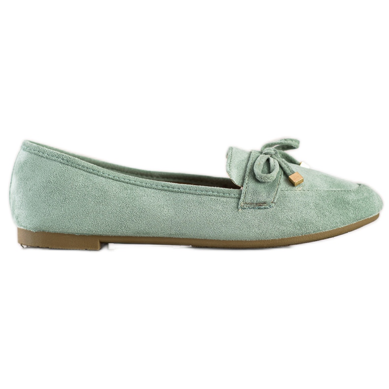 Anesia Paris Mocasini cu arc verde