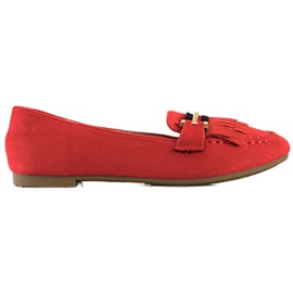 Anesia Paris Mocasini cu stil roșu Anesia Paris Mocasini cu stil roșu