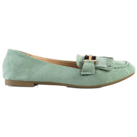 Anesia Paris Mocasini cu stil verde Anesia Paris Mocasini cu stil verde