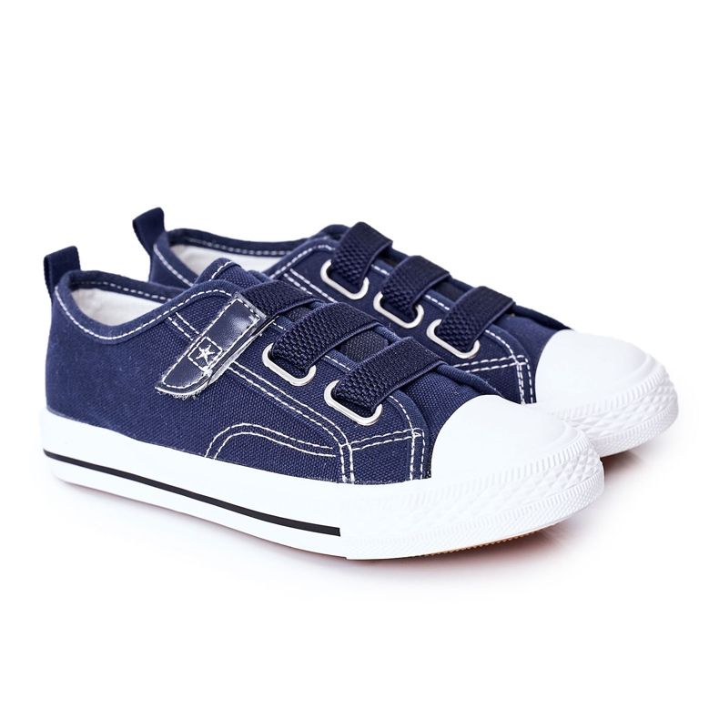EVE Adidași pentru copii cu Velcro Avengers Blue Navy albastru