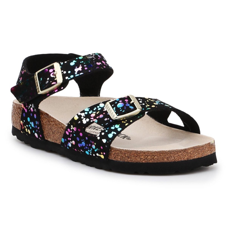 Sandale Birkenstock Rio Kids 1019707 negru galben