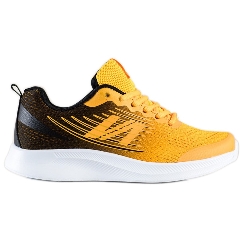 SHELOVET Adidași din material textil ușor negru galben