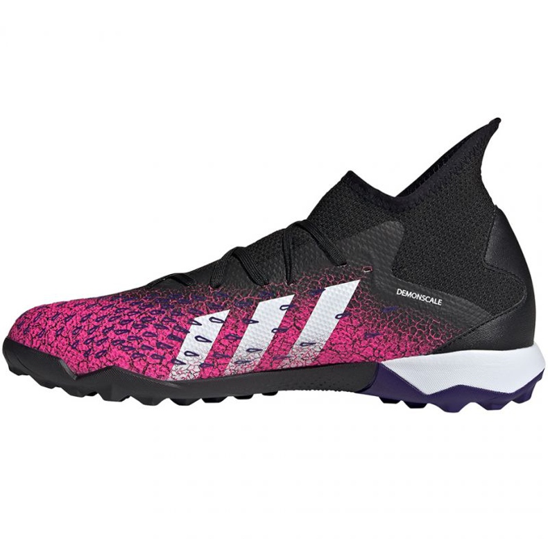 Ghete de fotbal Adidas Predator Freak.3 Tf M FW7517 alb, negru, roz negru