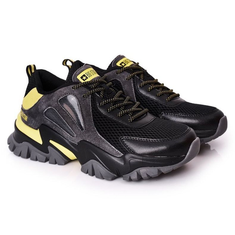 Încălțăminte sport pentru bărbați Memory Foam Big Star HH174278 Negru