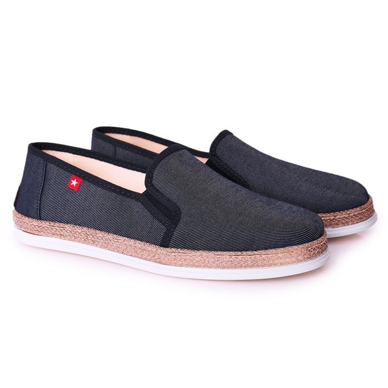 Espadrile pentru bărbați Big Star HH176002 Blue Navy albastru