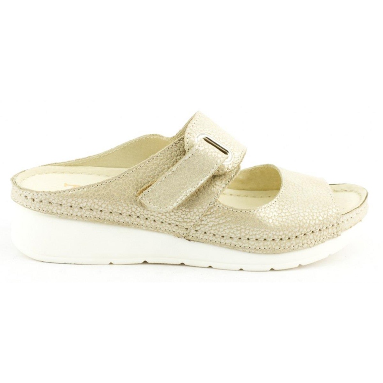 Dolce Pietro Clapete cu velcro 2211 bej argint