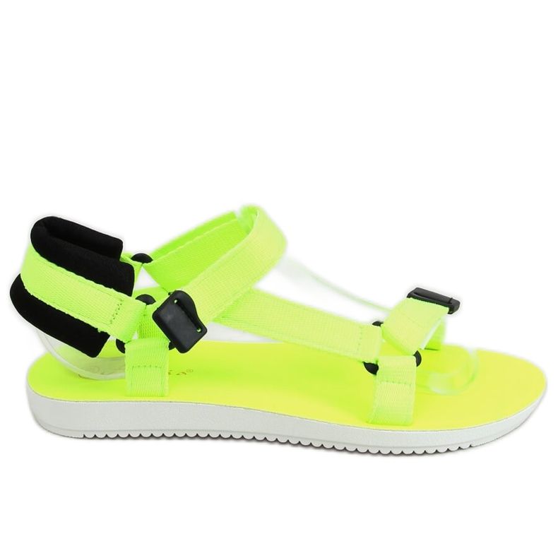 Sandale sport cu velcro galben N-67 Fluorescent Yellow Sandale sport cu velcro galben N-67 Fluorescent Yellow