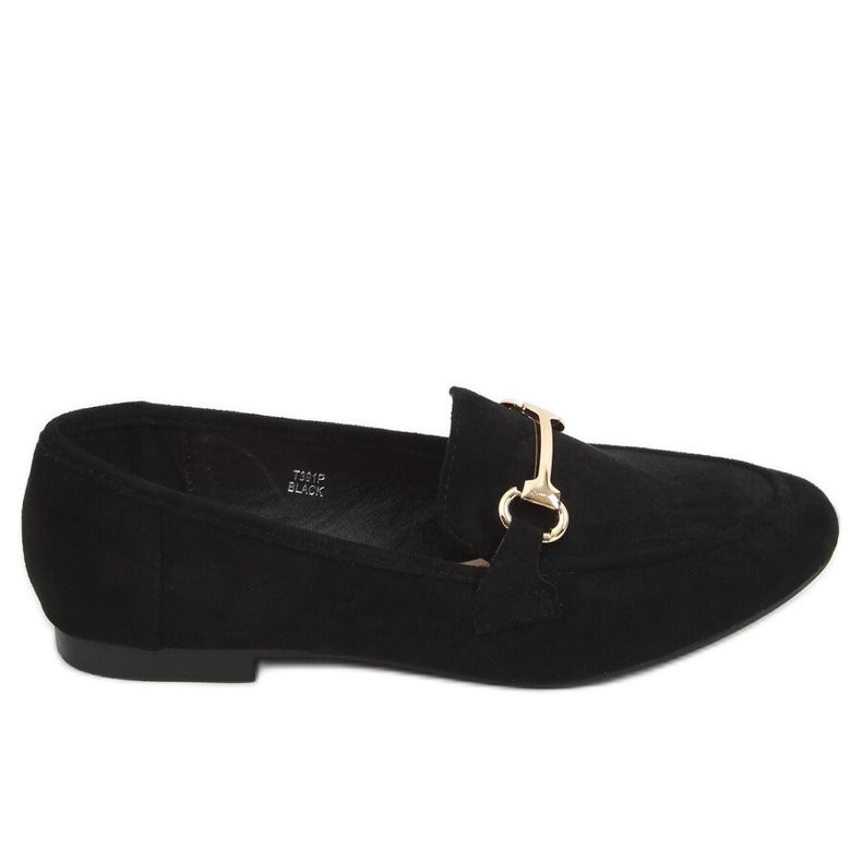 Mocasini dama negri T391P Negru