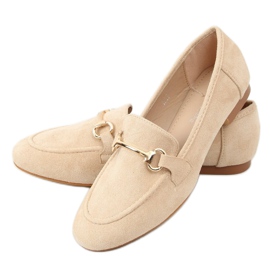 Mocasini dama bej T391P Bej