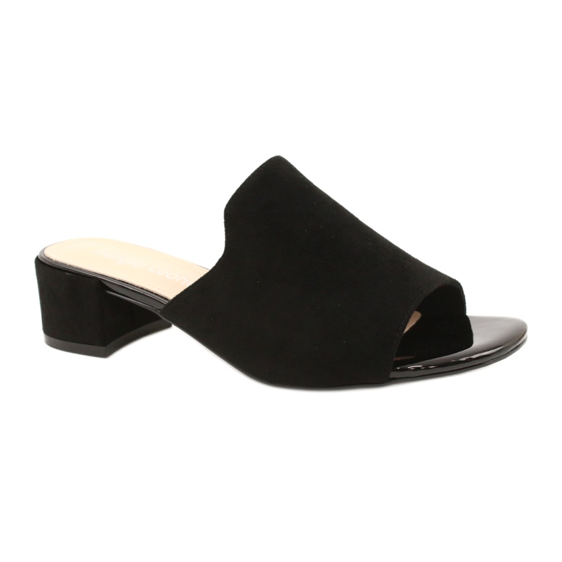 Sandale pe toc Sergio Leone KL313 Negru