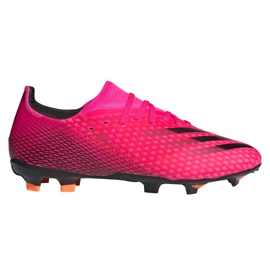 Ghete de fotbal Adidas X Ghosted.3 Fg M FW6945 grafit, roz roz Ghete de fotbal Adidas X Ghosted.3 Fg M FW6945 grafit, roz roz