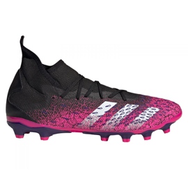 Ghete de fotbal Adidas Predator Freak.3 Mg M FW7515 grafit, negru, violet negru Ghete de fotbal Adidas Predator Freak.3 Mg M FW7515 grafit, negru, violet negru