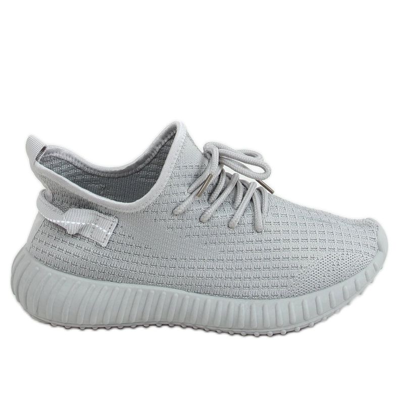 Șosete gri pantofi sport 7817 Gri