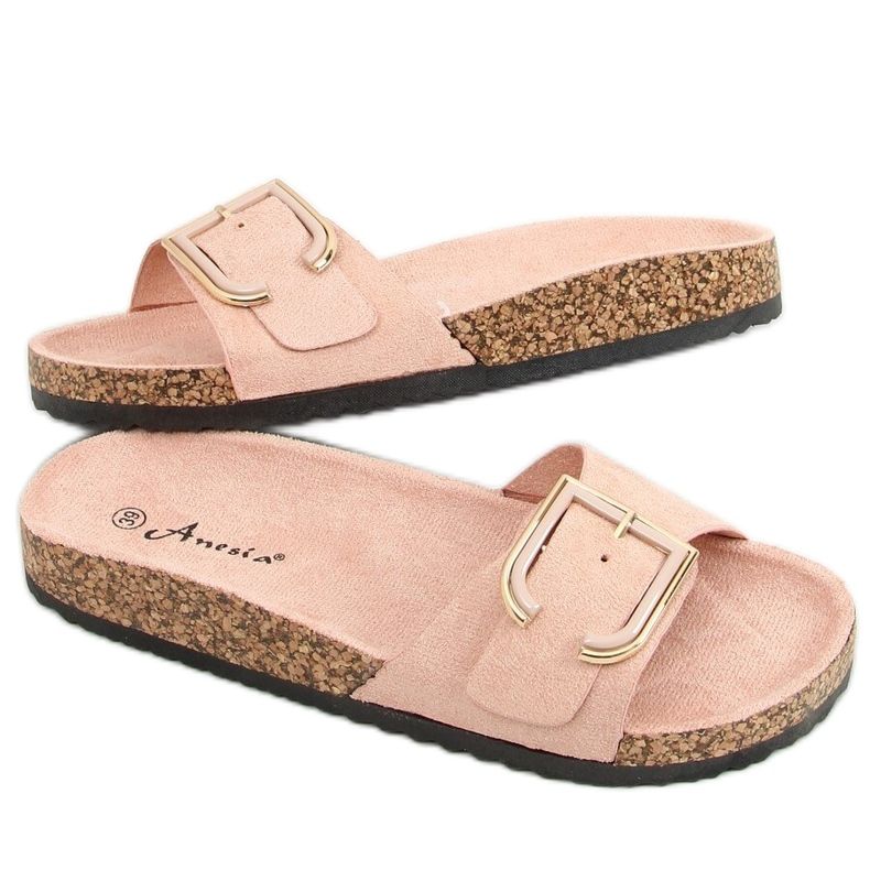 Papuci de plută roz N-111 Roz