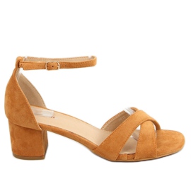 Sandale tocuri înalte camel 8832 Camel maro
