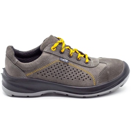 ŁUKPOL Pantofi de lucru pentru bărbați Grey Techwork 1128 gri
