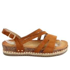 Sandale espadrile boho camel FD002 Camel maro Sandale espadrile boho camel FD002 Camel maro