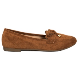 Anesia Paris Mocasini cu arc maro Anesia Paris Mocasini cu arc maro