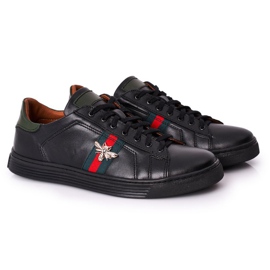 Bednarek Polish Shoes Adidași pentru bărbați din piele pentru bărbați Bednarek Black negru Bednarek Polish Shoes Adidași pentru bărbați din piele pentru bărbați Bednarek Black negru