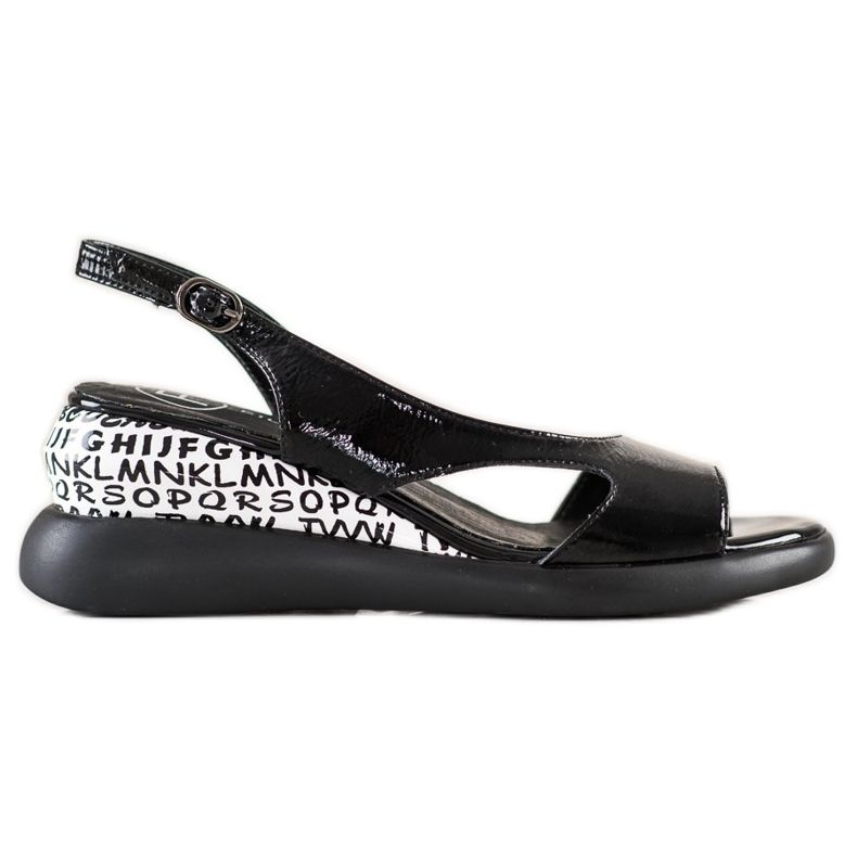 Filippo Sandale cu pene confortabile negru