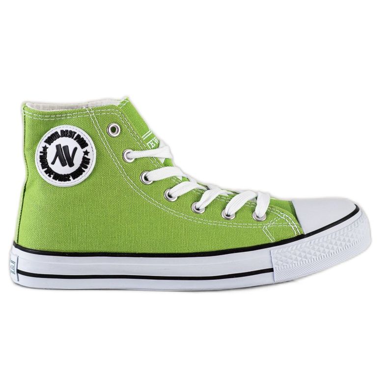 Adidași înalte New Age verde