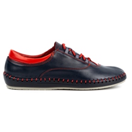 Olivier Pantofi casual bărbați 312K bleumarin albastru