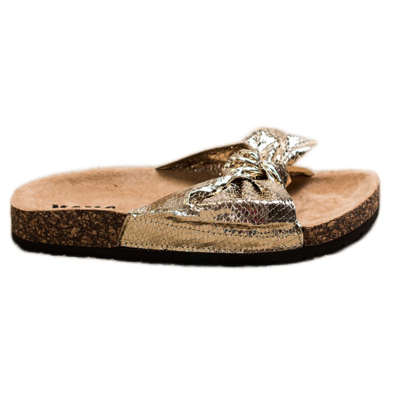 SHELOVET Papuci pe platformă de aur