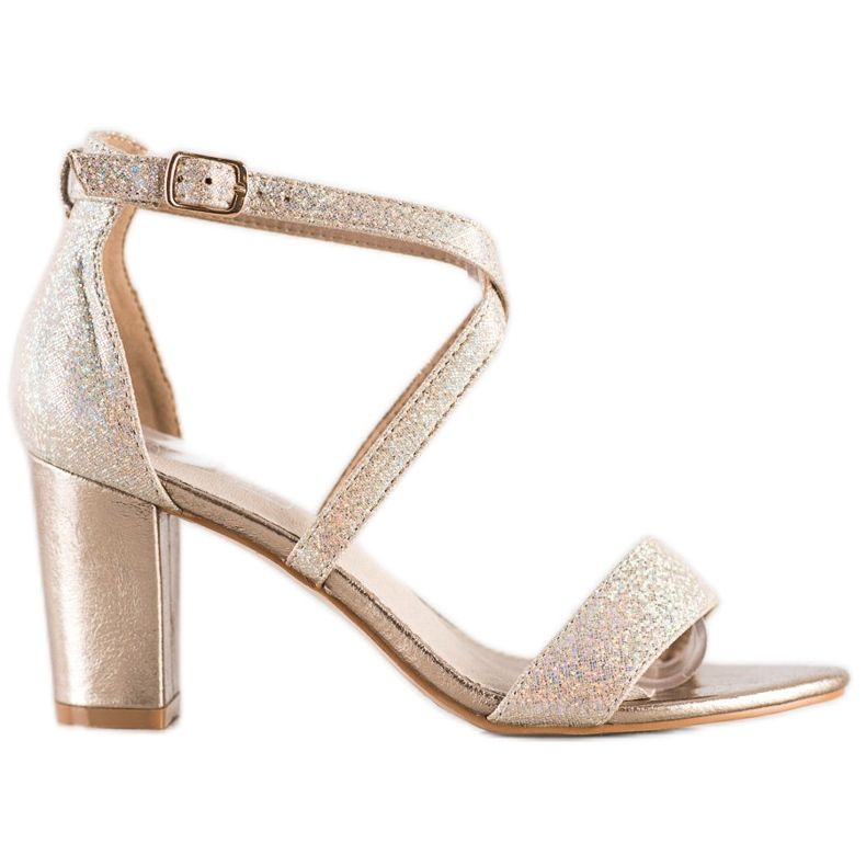 Filippo Sandale aurii strălucitoare de aur