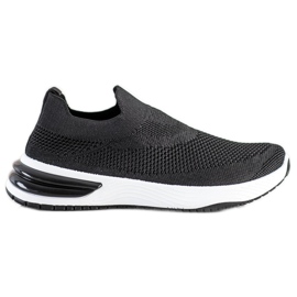 SHELOVET Adidași adezivi negru SHELOVET Adidași adezivi negru