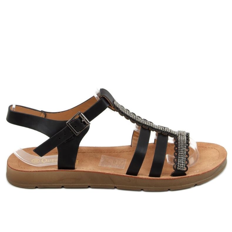 Sandale dama negre L-375 Negre negru