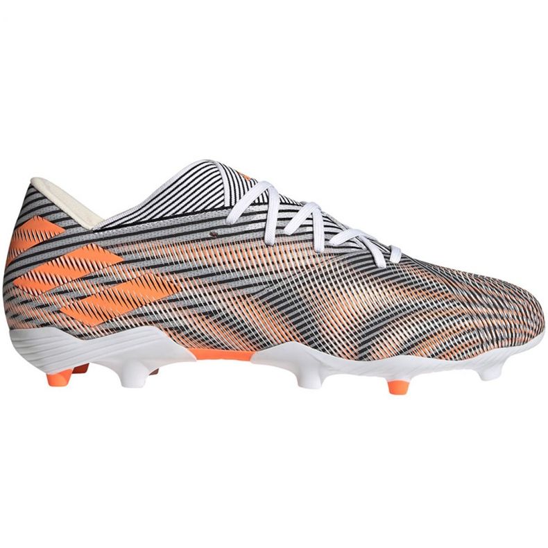 Ghete de fotbal Adidas Nemeziz.2 Fg M FW7341 alb gri