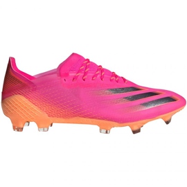 Ghete de fotbal Adidas X Ghosted.1 Fg M FW6897 multicolor roz Ghete de fotbal Adidas X Ghosted.1 Fg M FW6897 multicolor roz