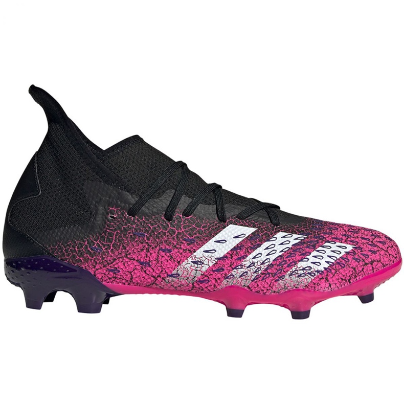 Ghete de fotbal Adidas Predator Freak.3 Fg M FW7514 negru, negru, roz roz